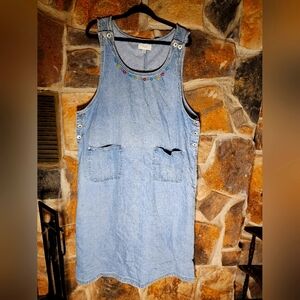 Casual Corner blue jean dress
